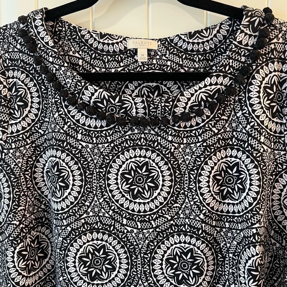Talbots “Tribal Paisley” Medallion Print dress size 1X - Picture 3 of 8